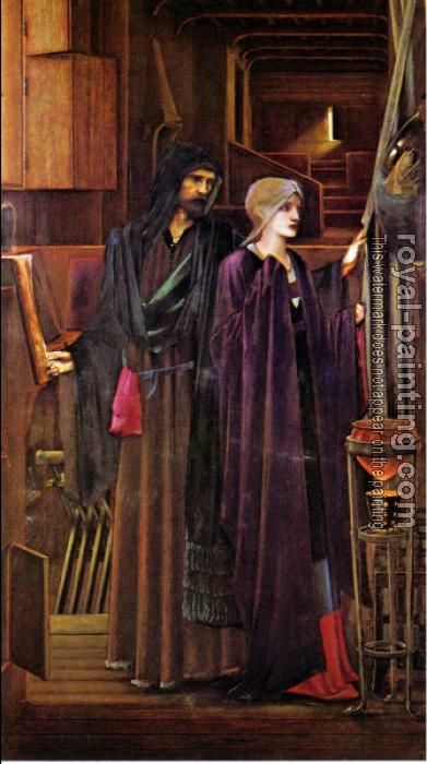Sir Edward Coley Burne-Jones : The Wizard